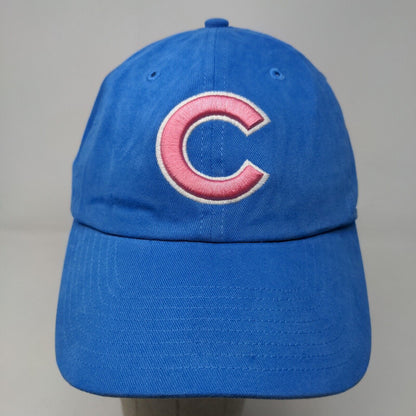 '47 Brand Women's Slideback Hat Blue Adjustable Embroidered Chicago Cubs Logo