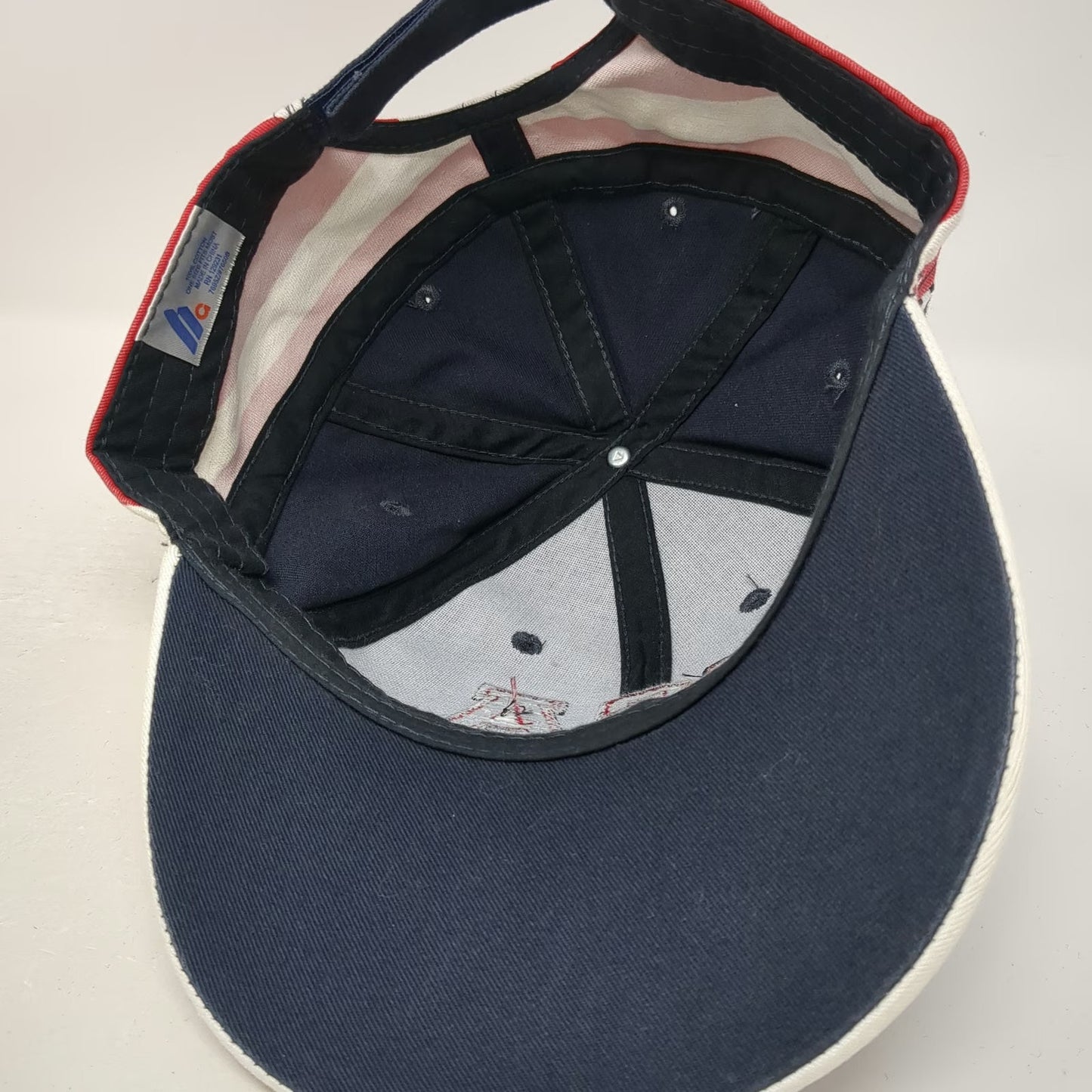 Headwear Baseball Cap Blue Red White OSFM USA Stars Stripes Flag Patriotic Hat