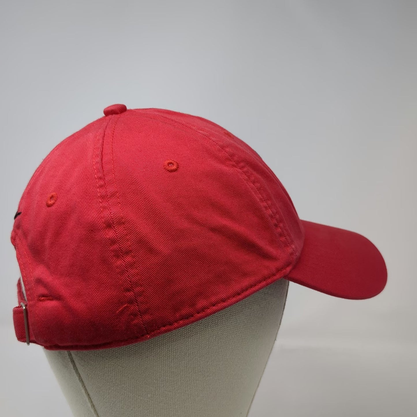 Nike Ohio State Buckeyes NCAA Red One Size Slideback Cotton Hat Swoosh Logo