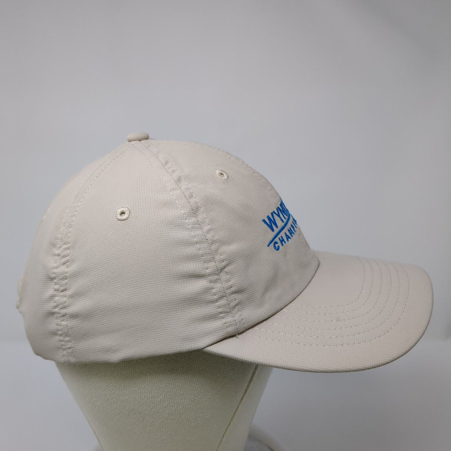 Wyndham Championship Strapback Hat Beige OS Adjustable Embroidered Imperial