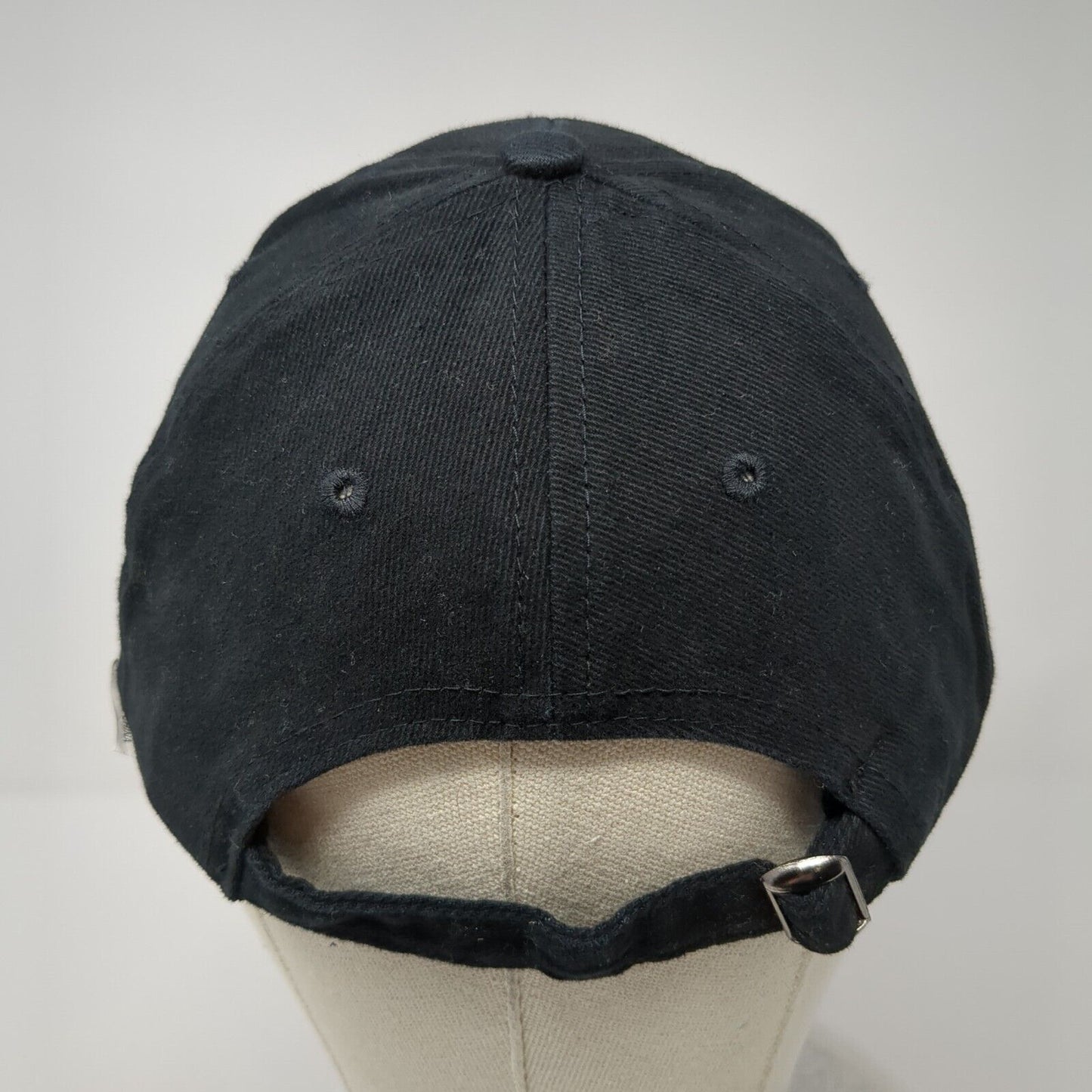 Minelab Slideback Hat Black One Size Adjustable Embroidered 6 Panel