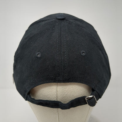 Minelab Slideback Hat Black One Size Adjustable Embroidered 6 Panel