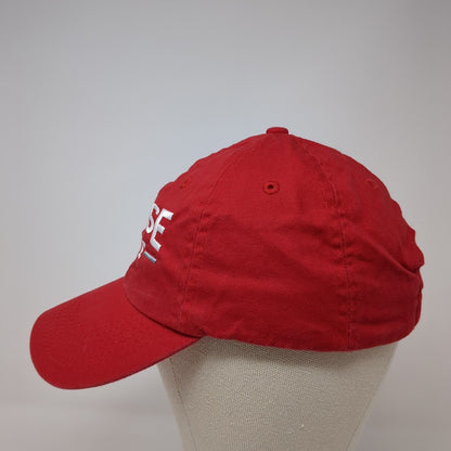 Boise Brave Slideback Hat Red One Size Adjustable Embroidered 6 Panel Cotton