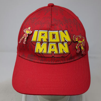 Marvel Iron Man 5 Panel Red One Size Hat Blue Undervisor Enamel Hulkbuster Pins