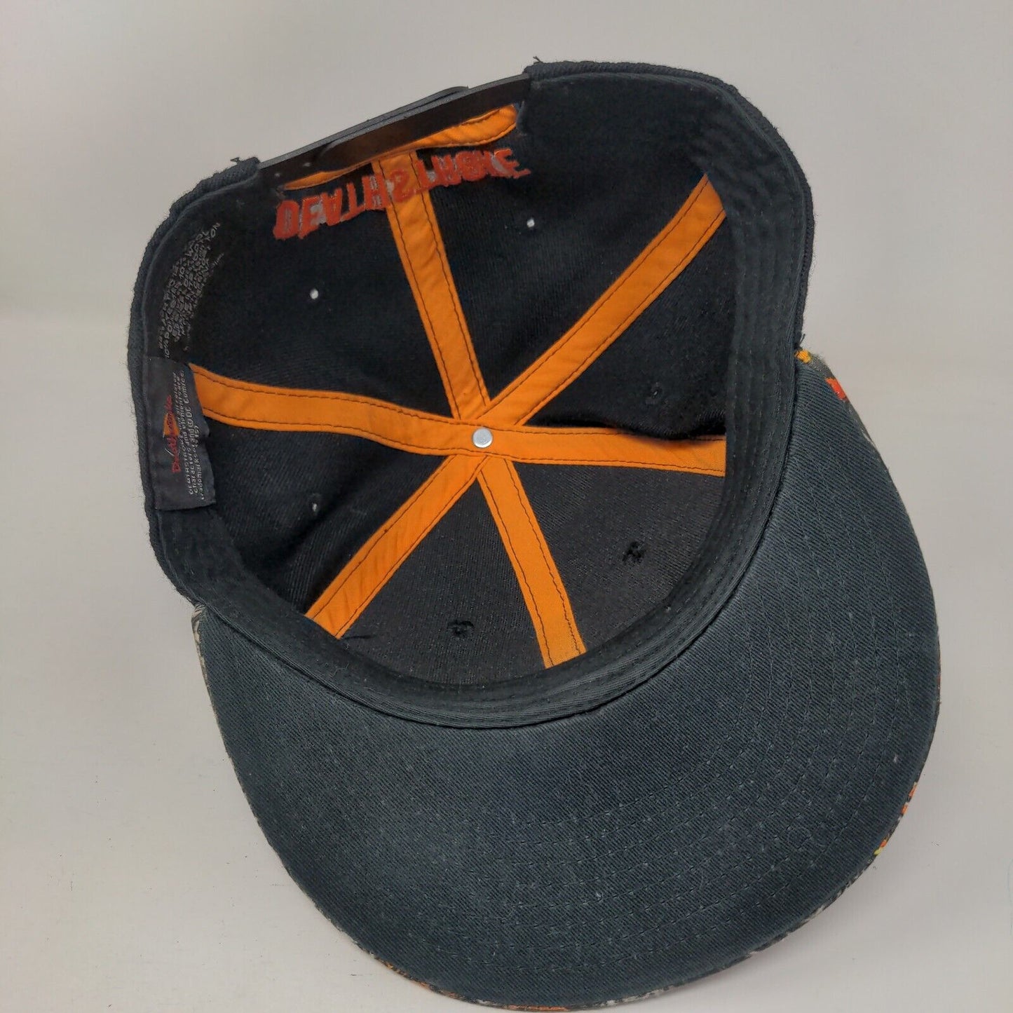 Deathstroke Snapback Hat Multicolor OSFM Adjustable 6 Panel Vent Holes