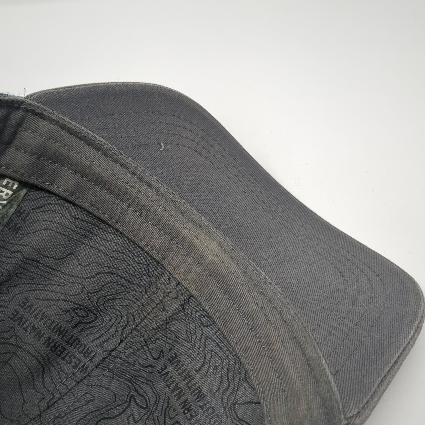 Westslope Cutthroat Patch Snapback Trucker Hat Gray One Size Mesh Back