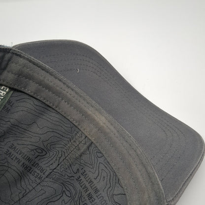 Westslope Cutthroat Patch Snapback Trucker Hat Gray One Size Mesh Back