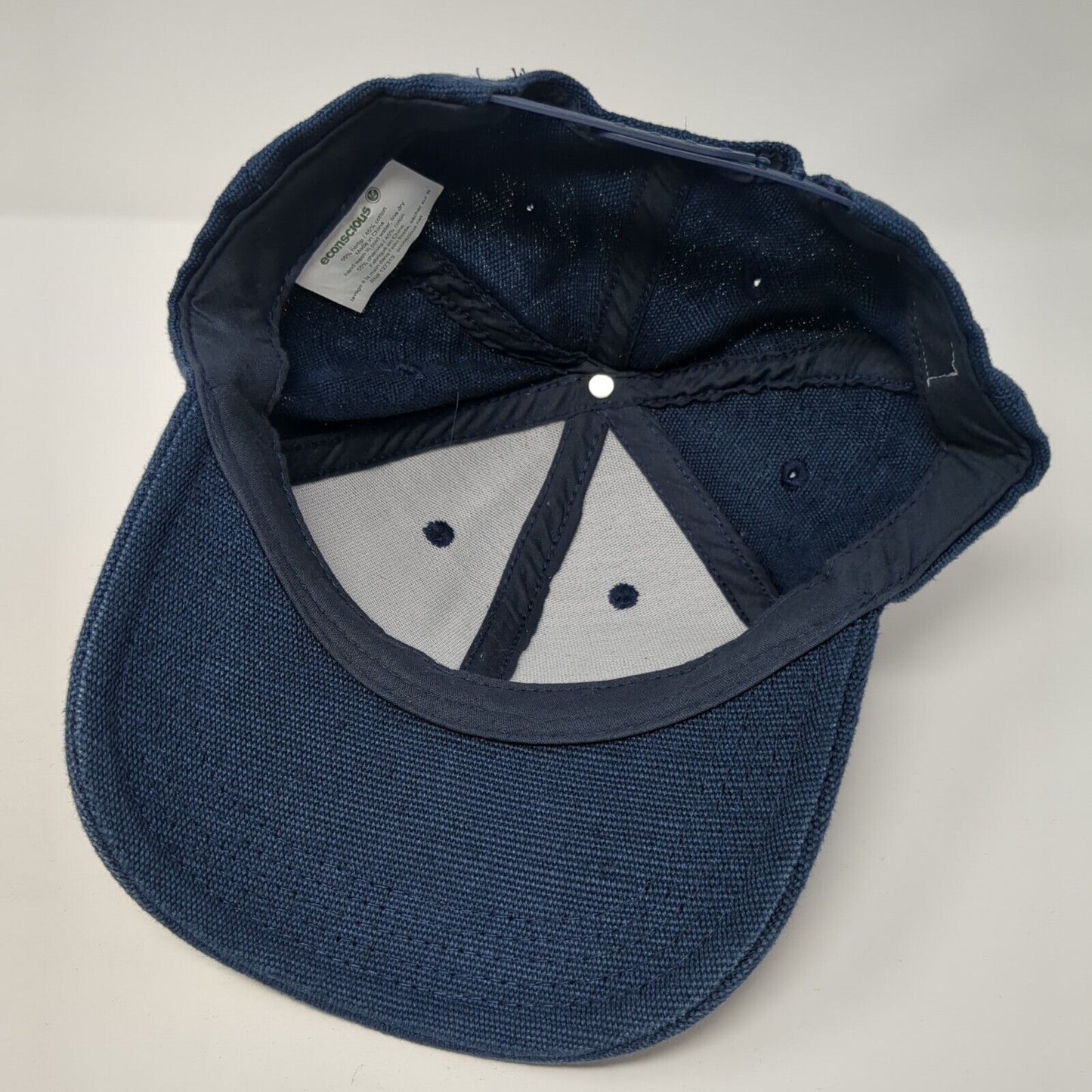 Washington State Map Snapback Hat Blue One Size Adjustable 6 Panel Econscious