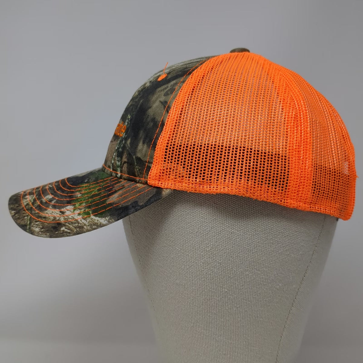 Outdoor Cap Baseball Cap Green Orange Camo One Size Mesh Telmate Shield Hat