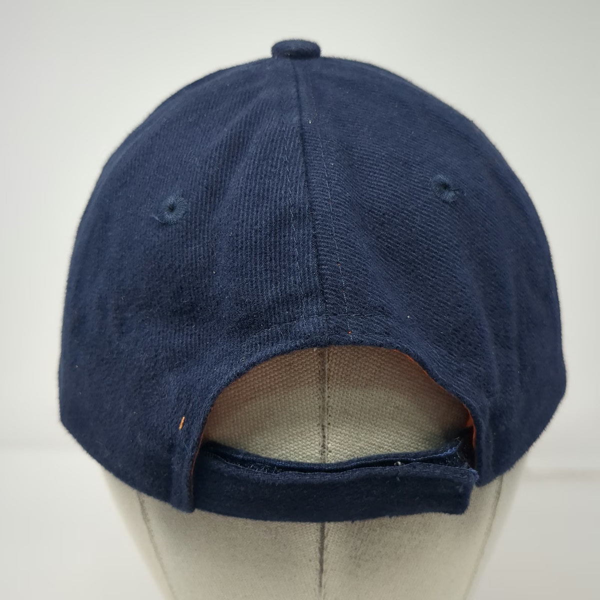Blue Baseball Cap One Size Nunhems Embroidered Logo Strapback Cotton Orange Hat