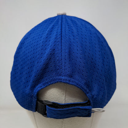 F Logo Strapback Hat Blue One Size Adjustable Embroidered Incentives by Design