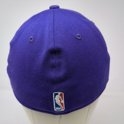 Los Angeles Lakers NBA Adidas Cap Purple M Embroidered Logo Stretch Fit Hat