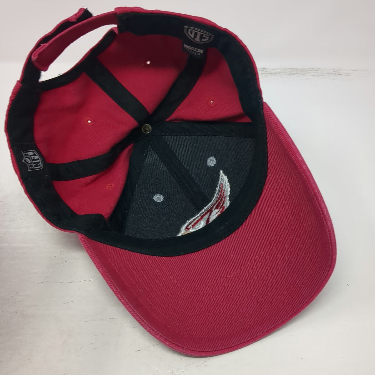Arizona Cardinals NFL WTS Baseball Cap Red One Size Hat Strapback Front Logo
