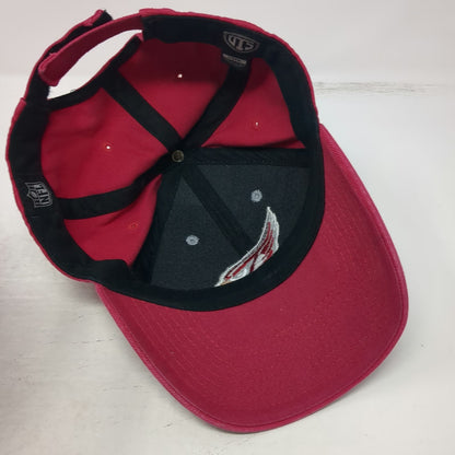 Arizona Cardinals NFL WTS Baseball Cap Red One Size Hat Strapback Front Logo