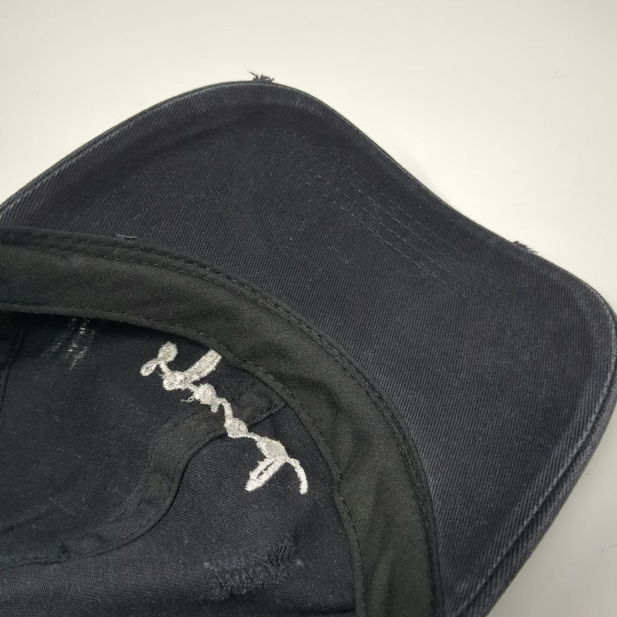 David and Young Baseball Cap Black One Size Squad Embroidery Slideback Hat