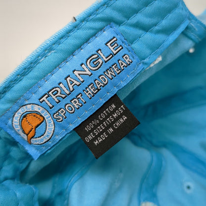 Triangle Baseball Cap Blue One Size Long Beach Island Anchor Strapback Surf Hat