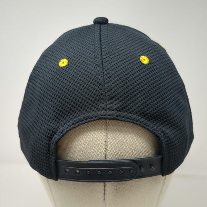 McDonald's Blue Snapback Hat One Size Mesh Polyester Yellow Arches M Logo