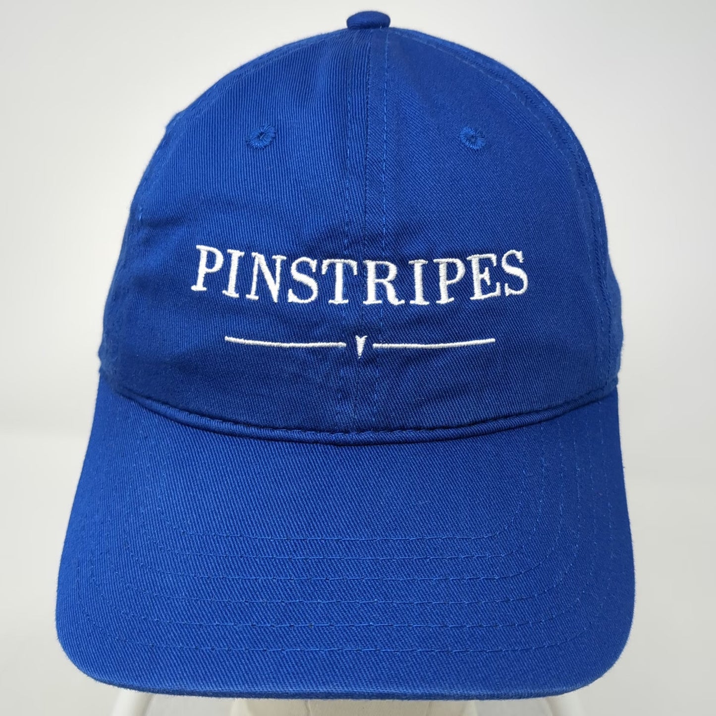Fahrenheit Baseball Cap Blue White One Size Embroidered Strapback Bowling Hat