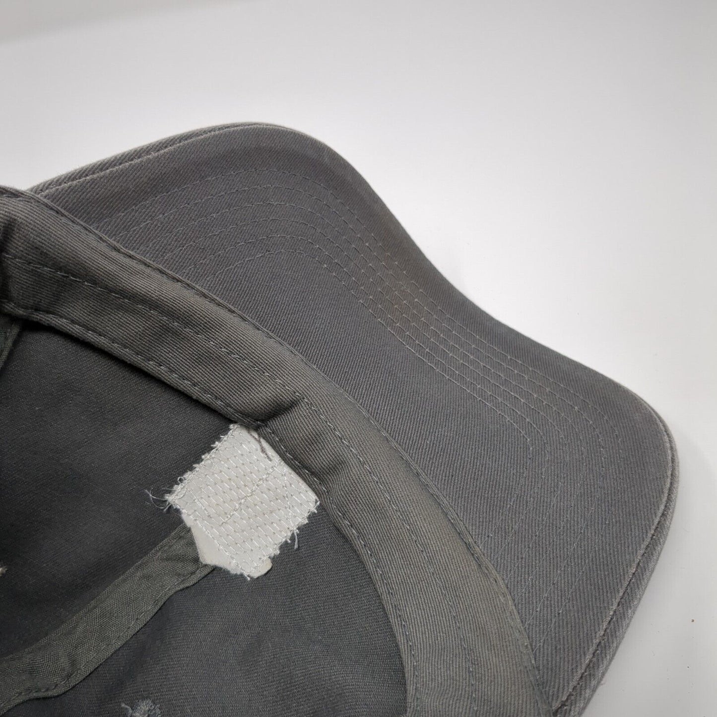 Intuit Patch Slideback Hat Gray One Size Adjustable Quake City Caps