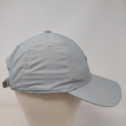 PUMA Golf Strapback Hat Gray OSFA Adjustable Solid 6 Panel Vent Holes