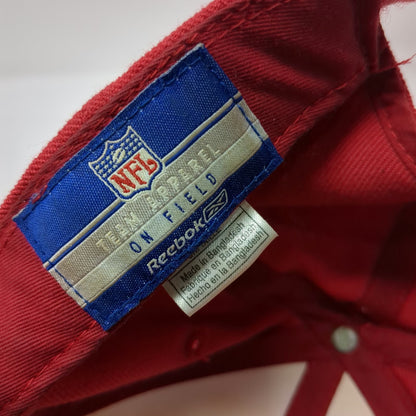 San Francisco 49ers NFL Reebok Baseball Cap Red One Size Strapback Embroidered