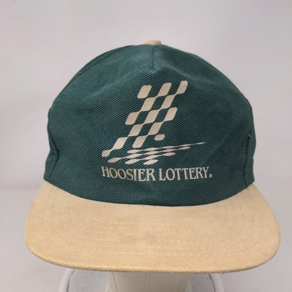 Hoosier Lottery Snapback Hat Multicolor One Size Adjustable Vented Holes