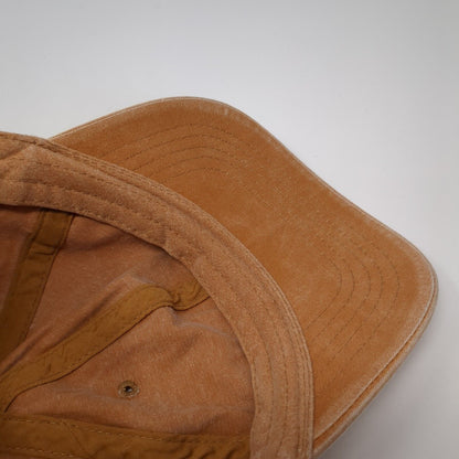 Unbranded Slideback Baseball Cap Brown One Size Adjustable 6 Panel Blank