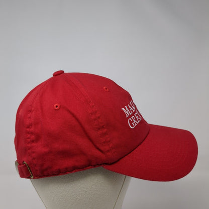 Make Sixty Great Again Slideback Baseball Cap Red OS Adjustable Embroidered