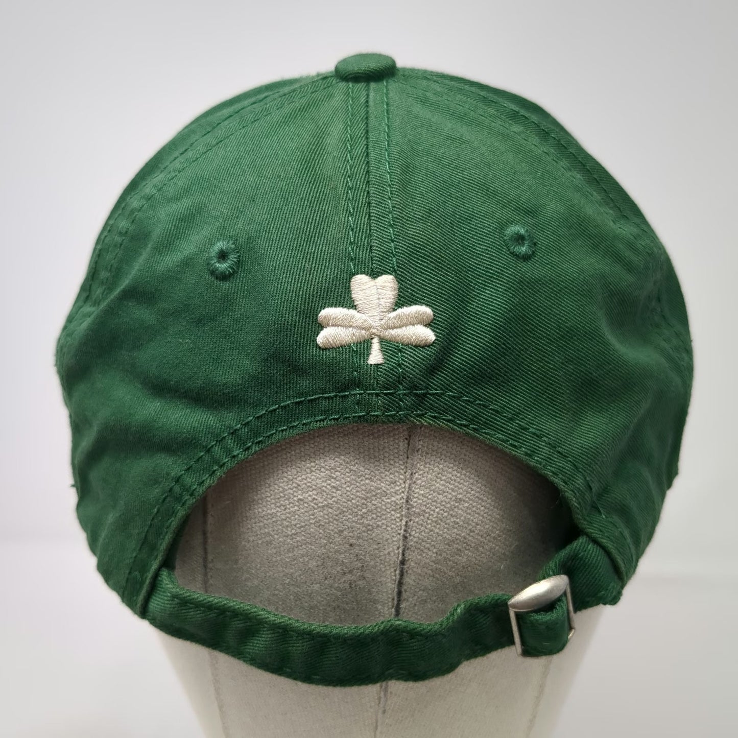 Green Baseball Cap One Size Ireland Dublin Shamrock Embroidered Hat Slideback