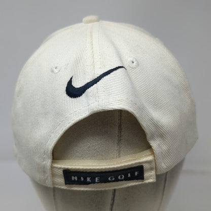 Nike Golf Baseball Cap White Boise Open Albertsons Swoosh Strapback Hat Vintage