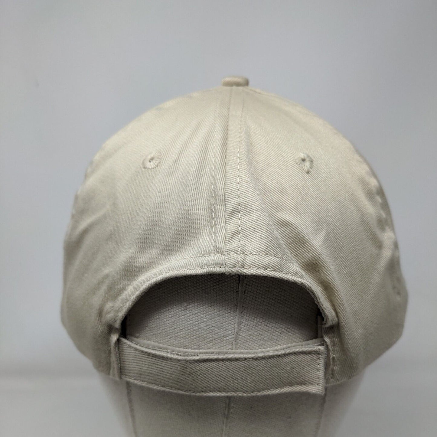 Franklin Auto Body Strapback Hat Tan One Size Embroidered Port & Company