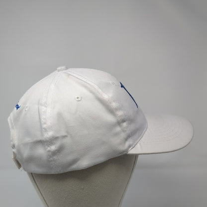 KC Edward Jones Strapback Baseball Cap White One Size Adjustable Embroidered