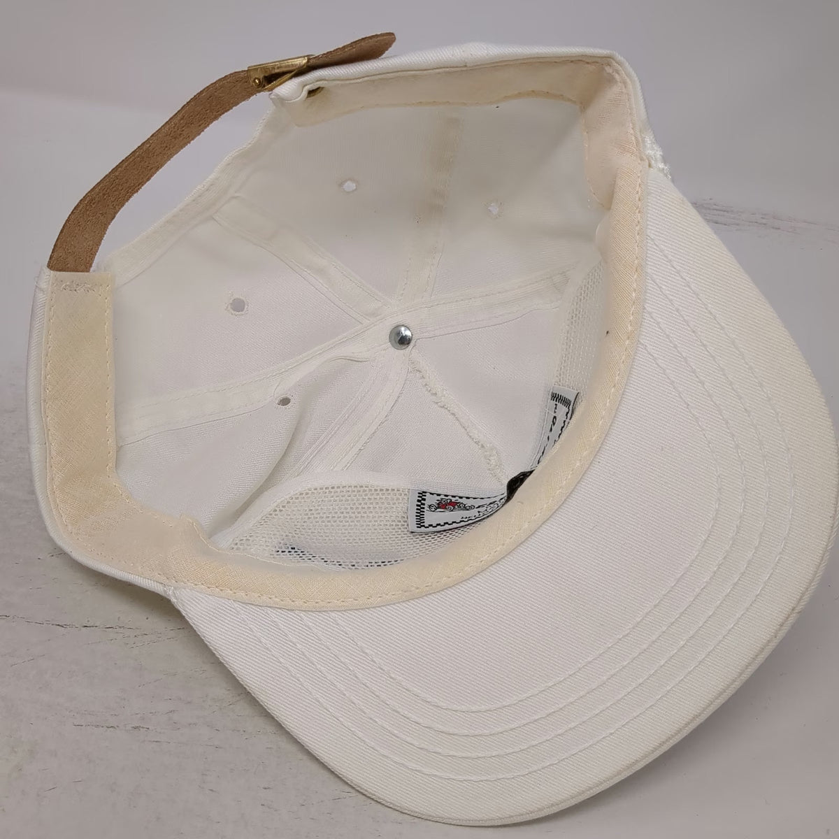 Great Race Ltd 5 Panel White OS Great American Race 1991 Buick Rope Hat Vintage