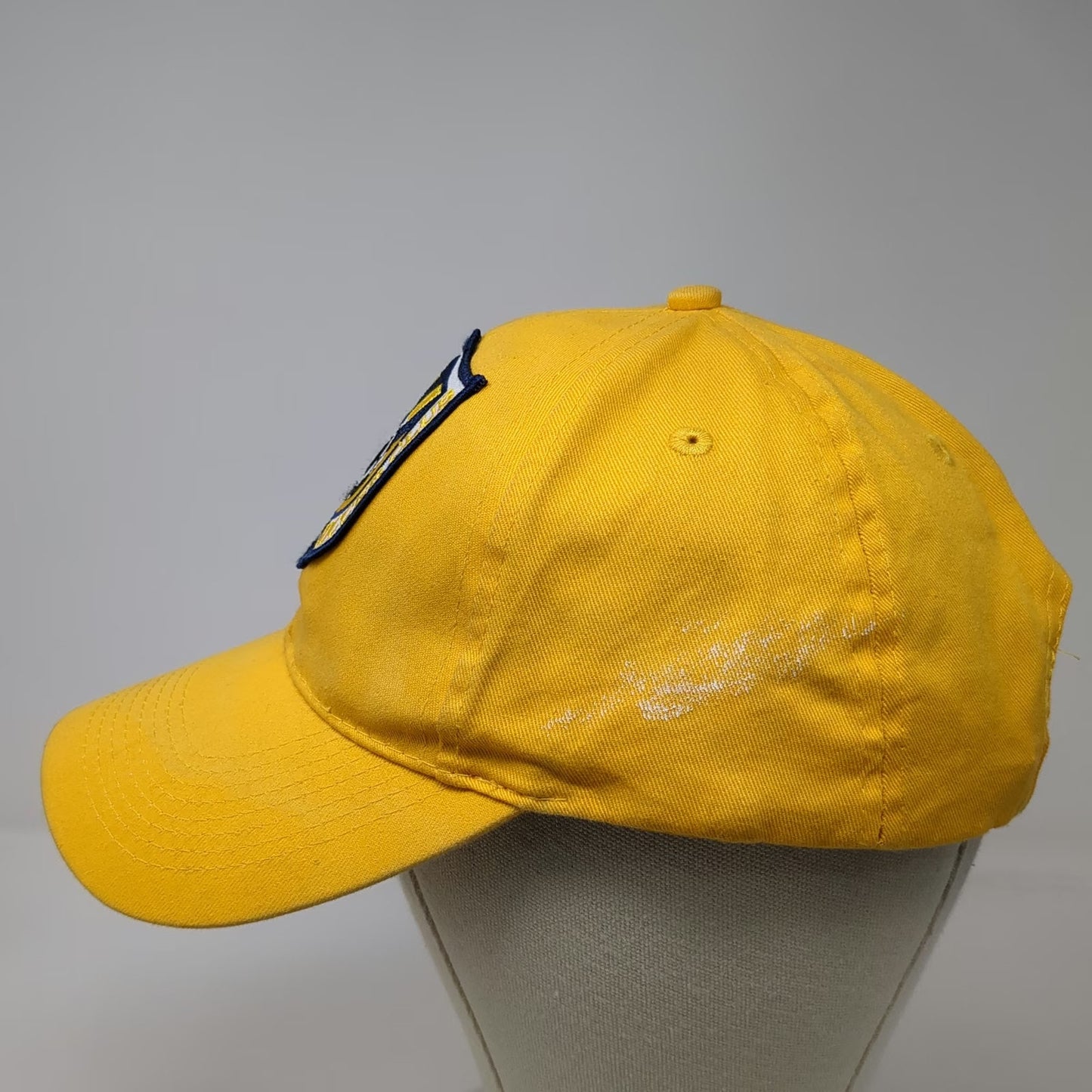 Otto Baseball Cap Yellow One Size Franklin TWP Soccer Club Strapback Hat Cotton