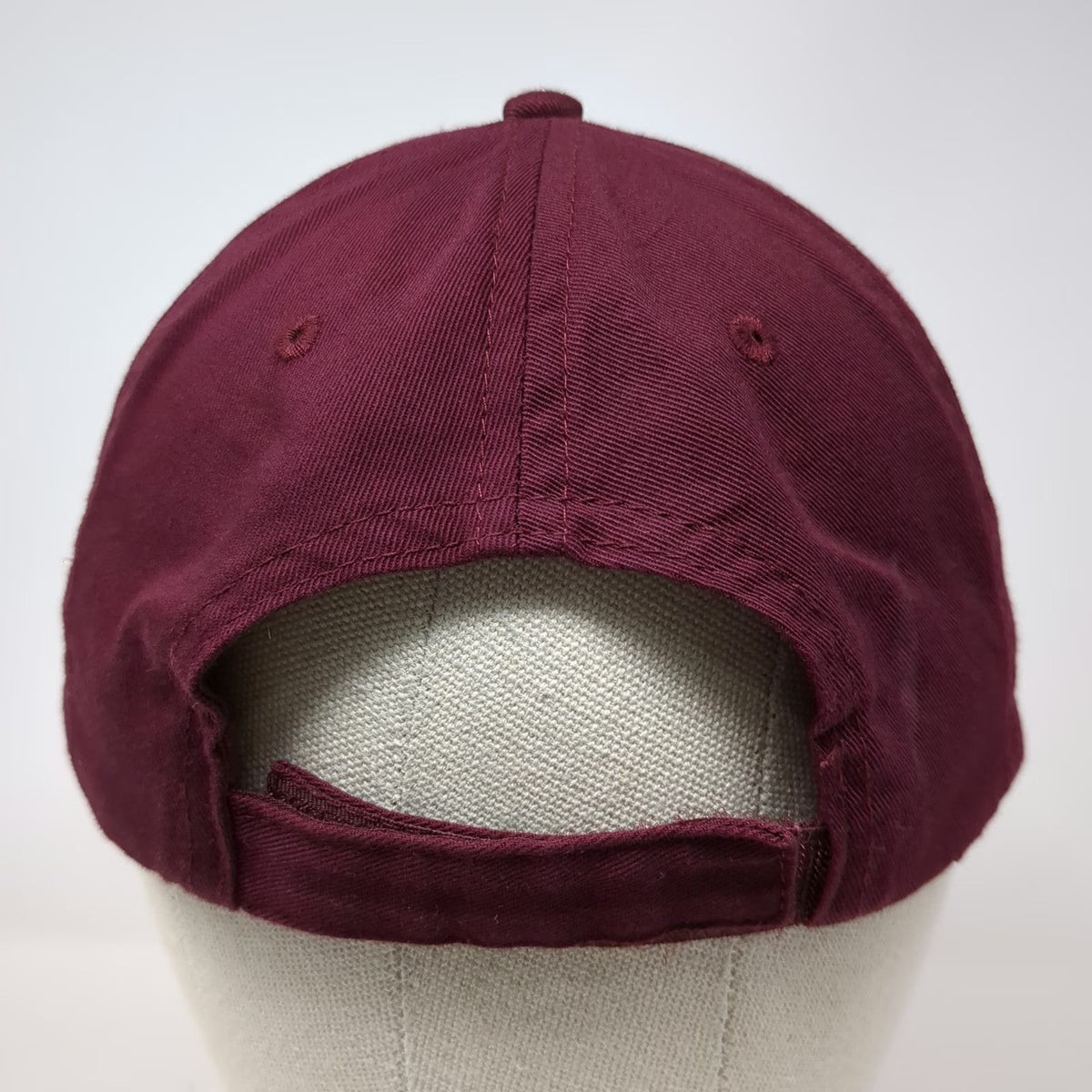 OTTO Sabra Logo Red White Baseball Cap One Size Hat Strapback Cotton Embroidered