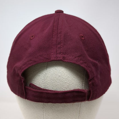 OTTO Sabra Logo Red White Baseball Cap One Size Hat Strapback Cotton Embroidered
