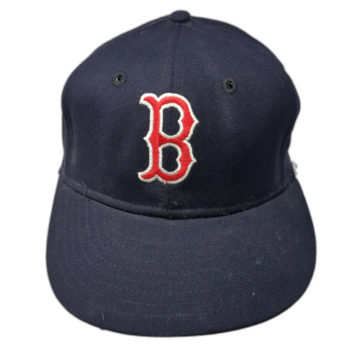 Devon Baseball Cap Blue Boston MLB Red Sox 7 1/8 Fitted Wool Made In USA Hat