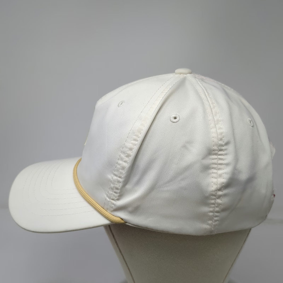 Puma 5 Panel Hat White One Size Arnold Palmer Drink Graphic Rope Pink Underbrim
