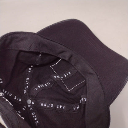 MAMA Slideback Hat Black OSFM Adjustable Patch 6 Panel Rae Dunn Cotton