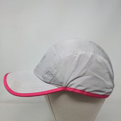 New Balance Strapback Hat Gray One Size Adjustable Lightweight Polyester