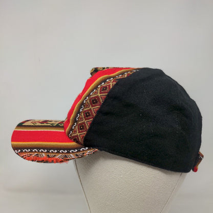 Ayacucho Peru Strapback Hat Multicolor One Size Adjustable Embroidered Boho