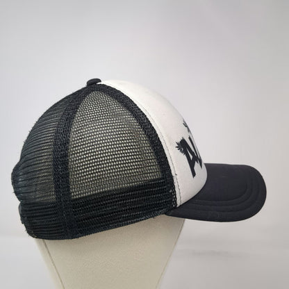 Dakine Trucker Hat Black OSFM Aloha Hibiscus Flower Foam Mesh Snapback Tropical