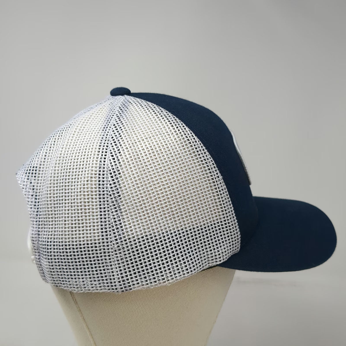 Brist Mfg. Trucker Hat Blue One Size Grand Teton Brewing Mountain Patch Mesh