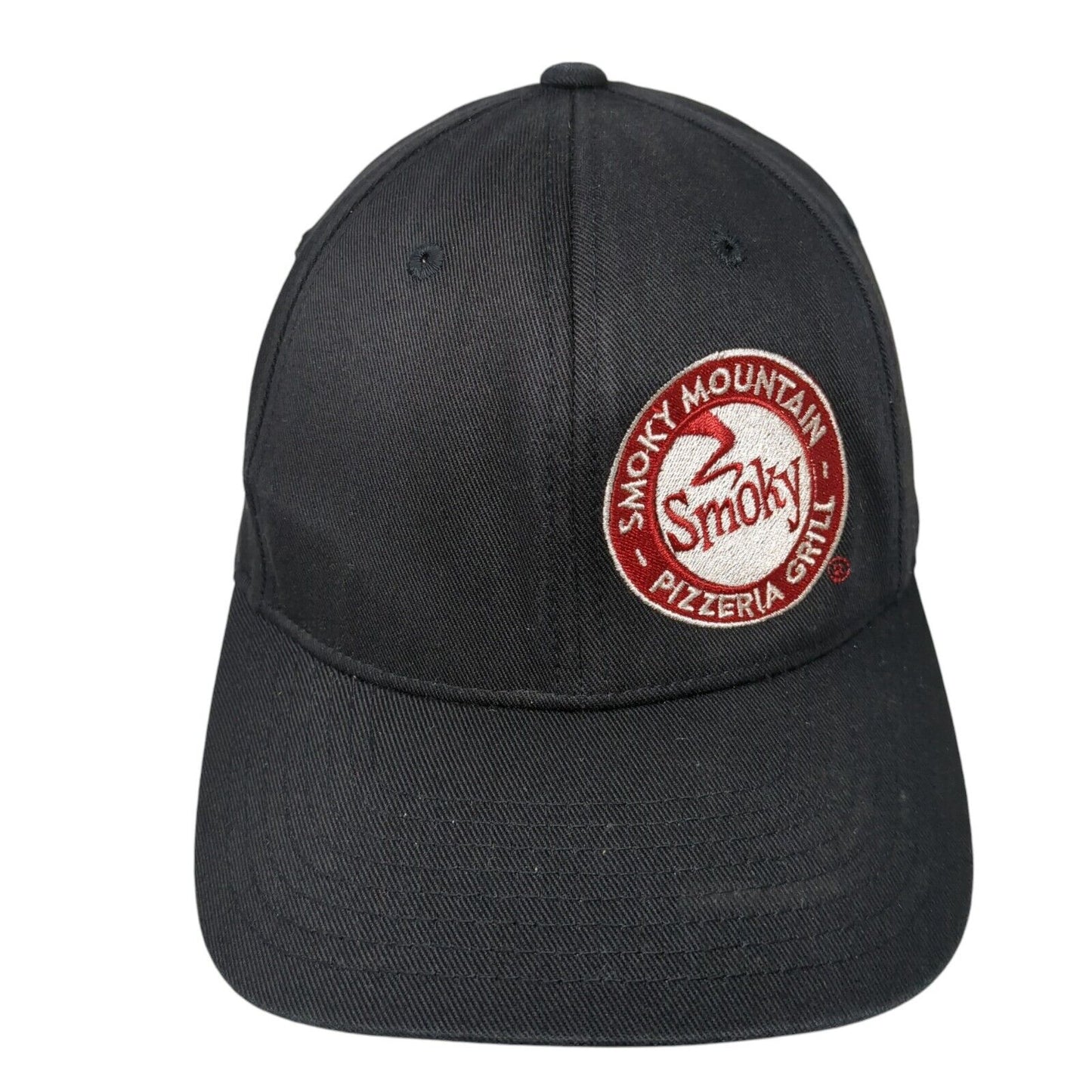 Smoky Mountain Pizzeria Grill Fitted Hat Black L/XL Flexfit Port Authority