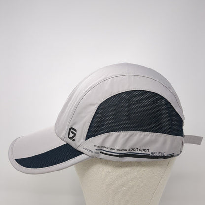 GADIEMKENSD Strapback Hat Gray One Size Adjustable Mesh Trim Outdoor