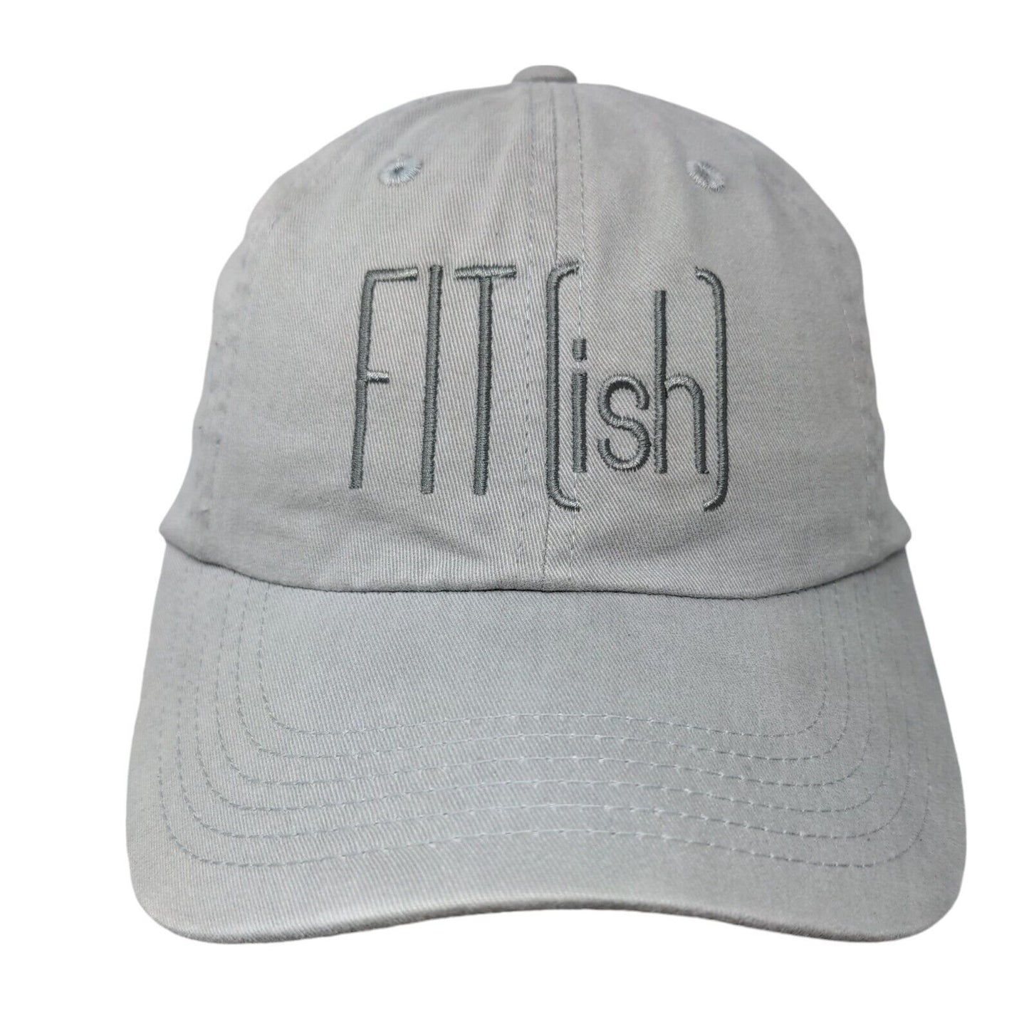 FIT (ish) Messy Hair Don't Care Slideback Hat Gray One Size Port Authority