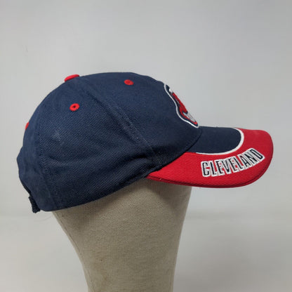 Fan Favorite Men's Strapback Hat Blue Red OSFA Embroidered Cleveland Indians