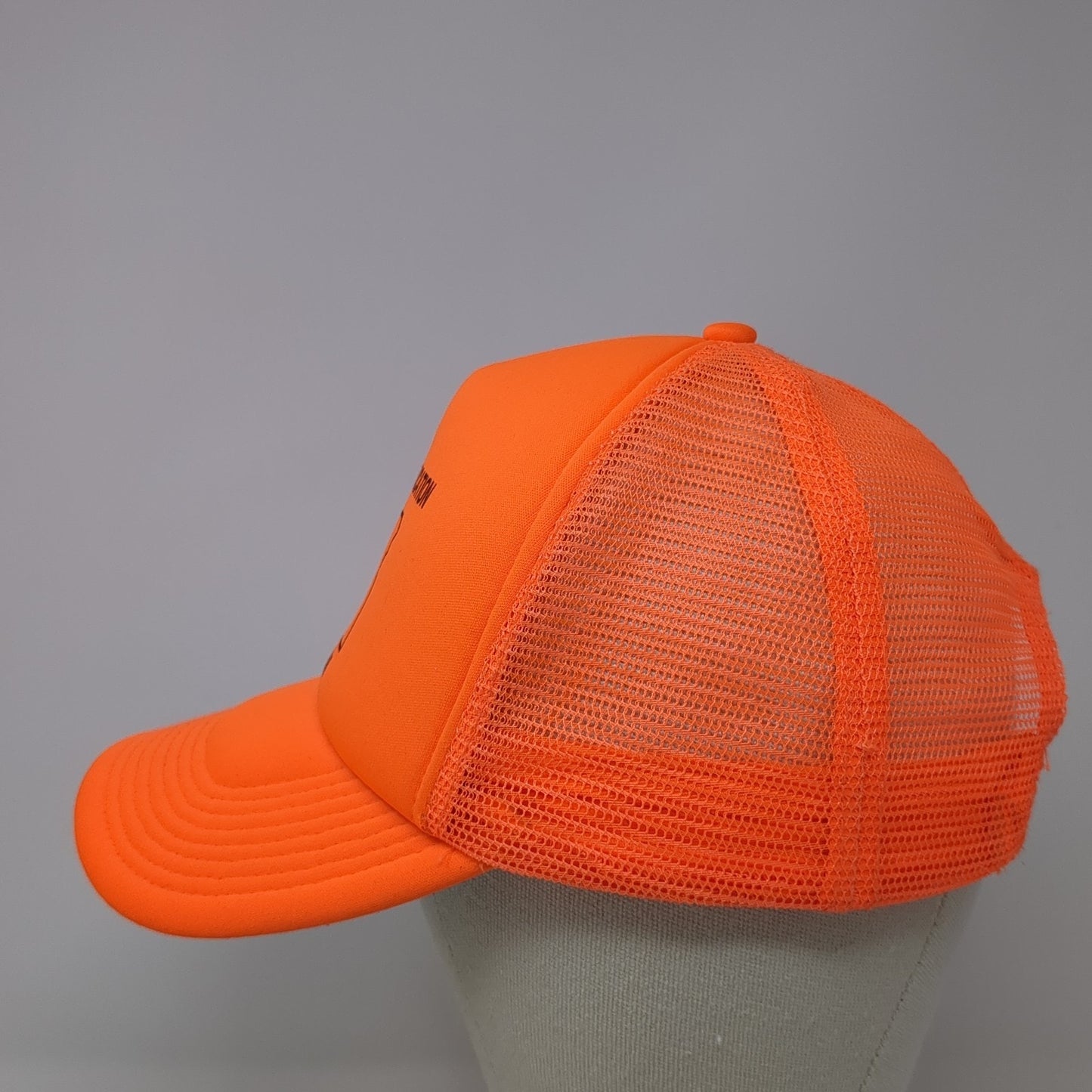 Oregon Hunter Education Program Trucker Hat Orange One Size Adjustable Mesh Back
