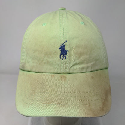 Polo Ralph Lauren Small Pony Slideback Hat Green One Size Embroidered