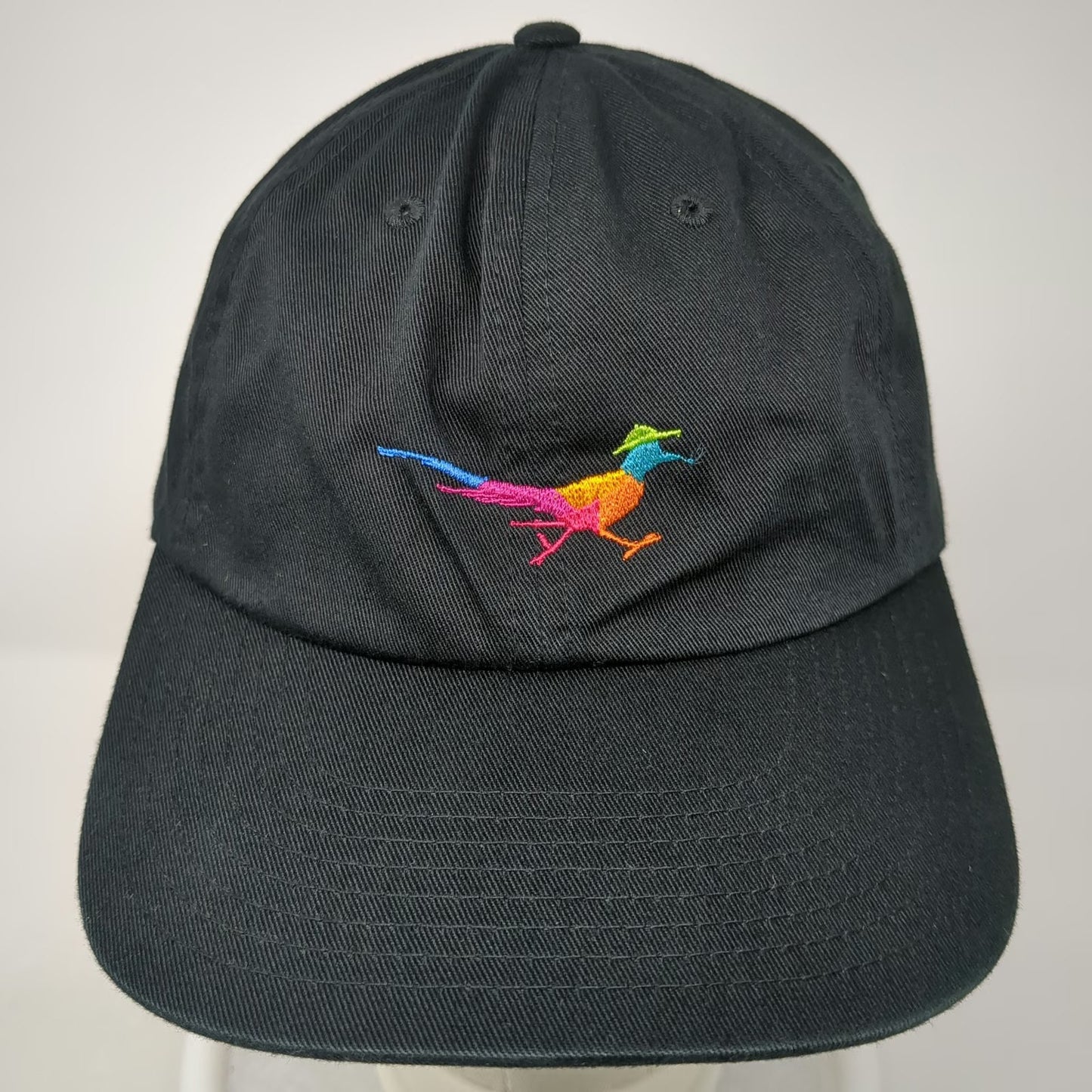 Richardson Baseball Cap Black One Size Multicolor Roadrunner Slideback Hat